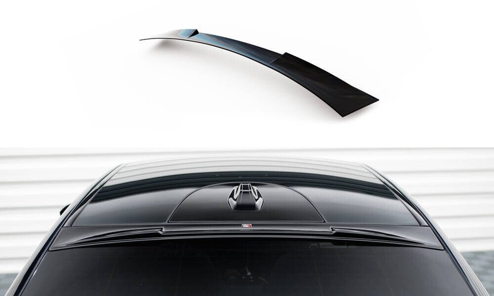 Heckscheiben Spoiler passend für BMW M5 Limousine G90 schwarz Hochglanz