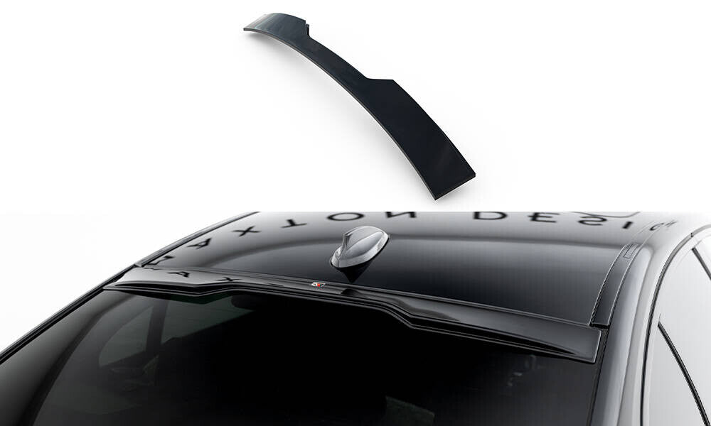 Heckscheiben Spoiler passend für BMW M550i / 5 M-Paket Limousine G30 schwarz Hochglanz