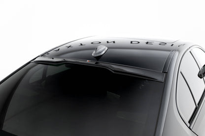 Heckscheiben Spoiler passend für BMW M550i / 5 M-Paket Limousine G30 schwarz Hochglanz