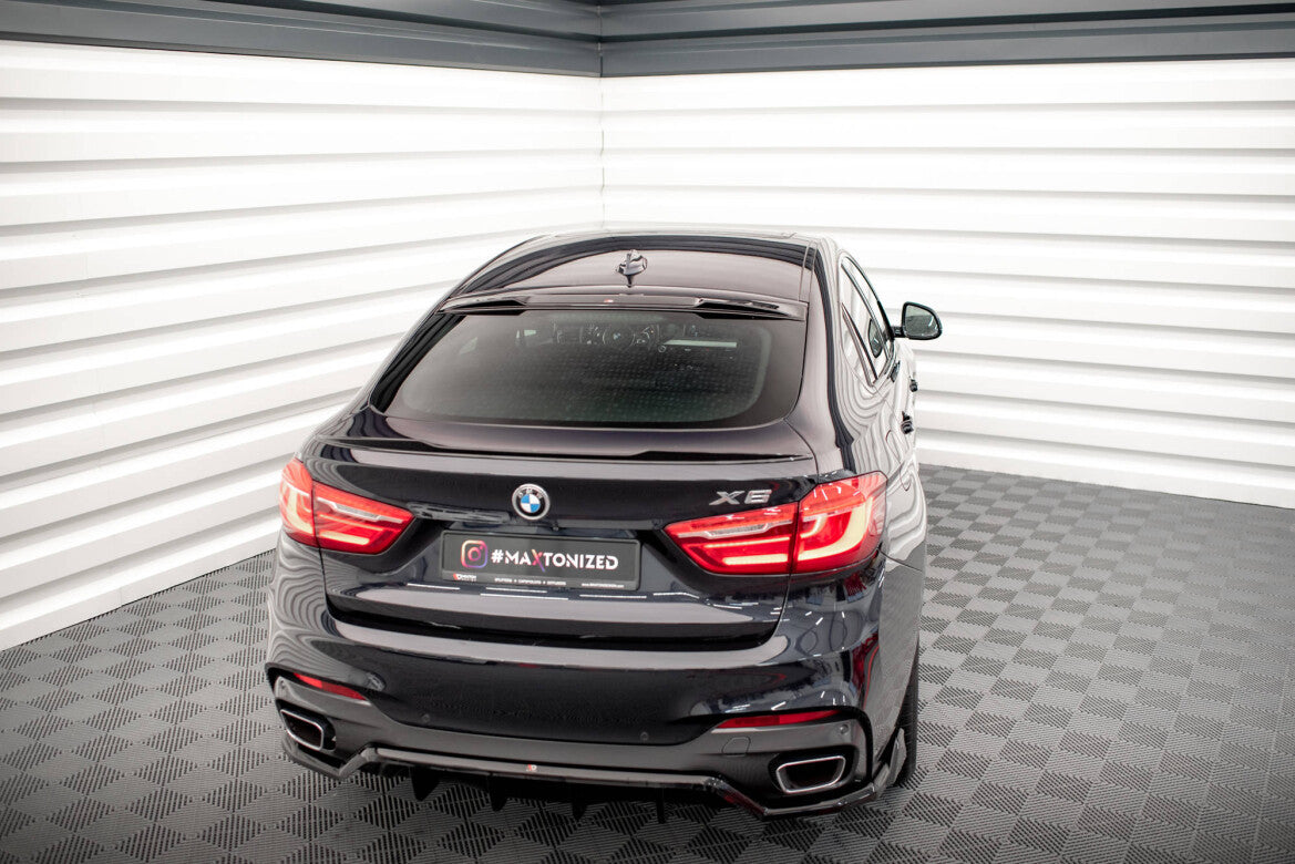 Heckscheiben Spoiler passend für BMW X6 M-Paket F16 Carbon Look