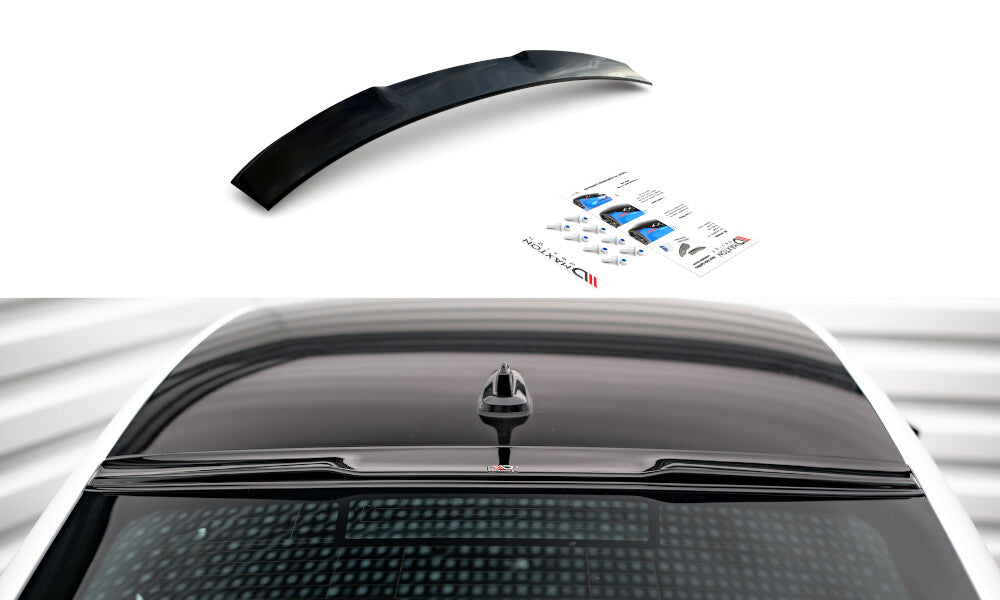 Heckscheiben Spoiler passend für Skoda Octavia Liftback Mk4 schwarz Hochglanz