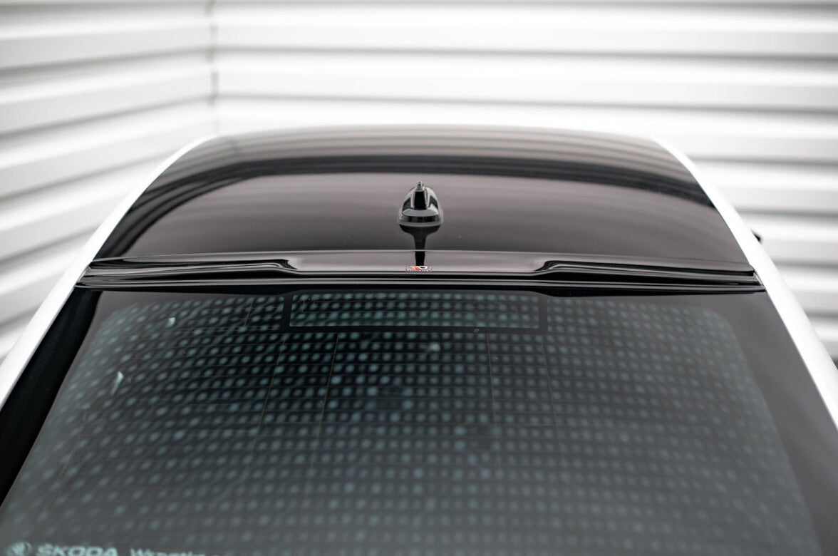 Heckscheiben Spoiler passend für Skoda Octavia Liftback Mk4 schwarz Hochglanz