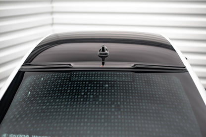 Heckscheiben Spoiler passend für Skoda Octavia Liftback Mk4 schwarz Hochglanz