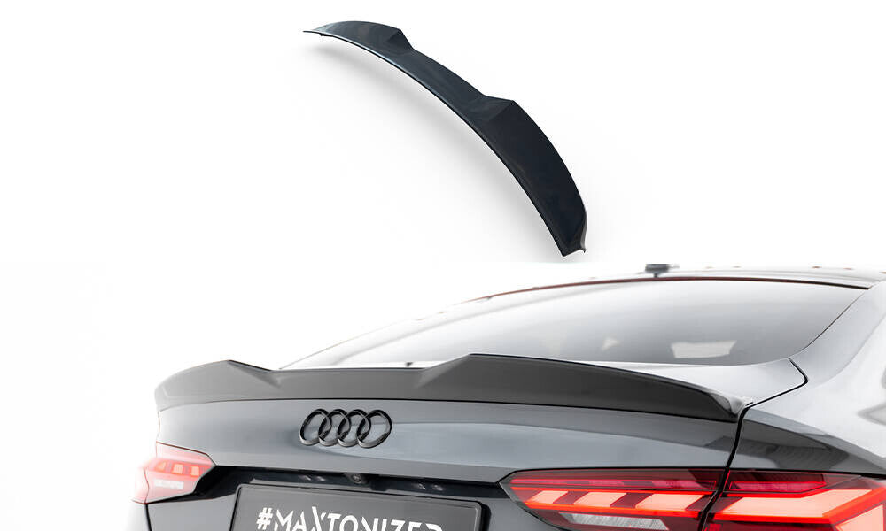 Heckspoiler 3D passend für Audi A5 Sportback F5 schwarz Hochglanz