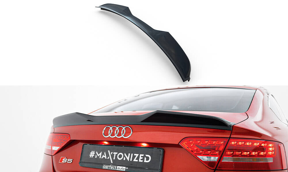 Heckspoiler 3D passend für Audi A5 Sportback S-Line / S5 8T / 8T FL schwarz Hochglanz