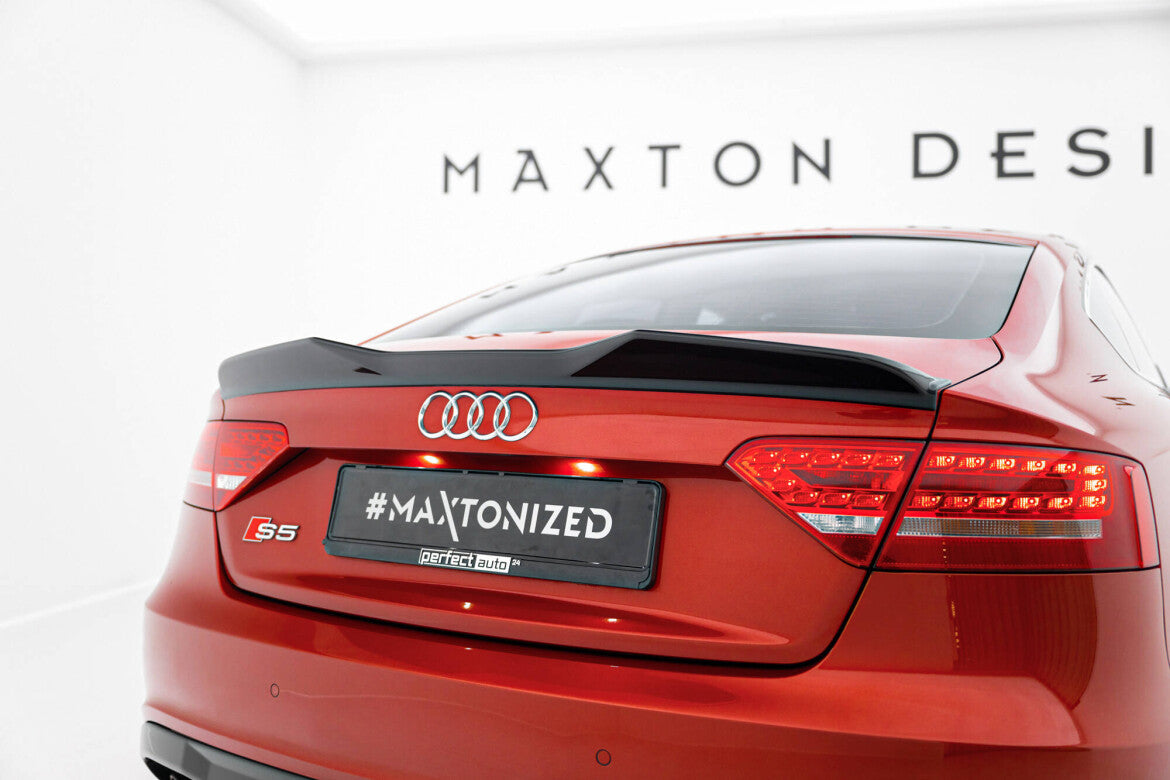 Heckspoiler 3D passend für Audi A5 Sportback S-Line / S5 8T / 8T FL schwarz Hochglanz