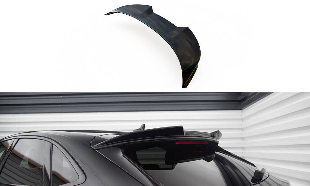 Heckspoiler 3D passend für Audi Q3 Sportback F3 schwarz Hochglanz