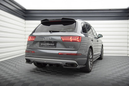 Heckspoiler 3D passend für Audi Q7 Mk2 schwarz Hochglanz