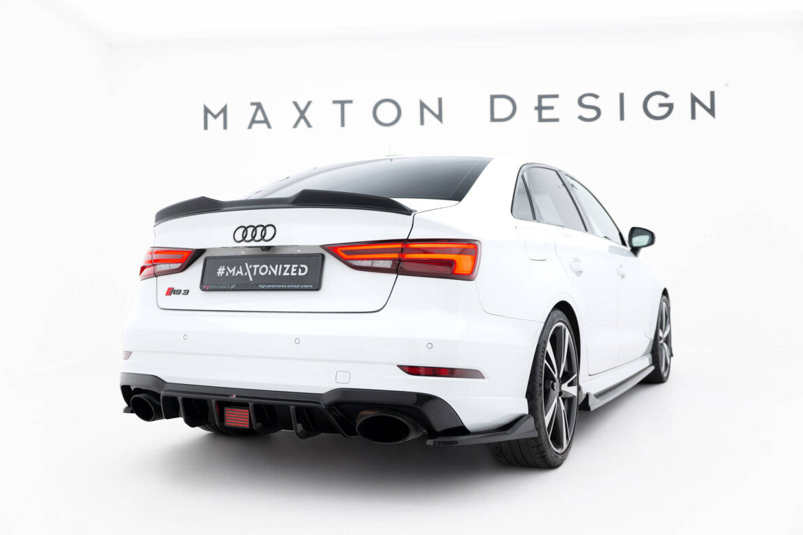 Heckspoiler 3D passend für Audi RS3 Limousine 8V / 8V FL schwarz Hochglanz