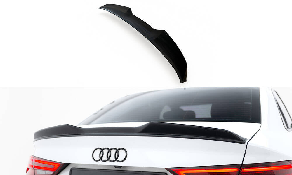 Heckspoiler 3D passend für Audi RS3 Limousine 8V / 8V FL schwarz Hochglanz