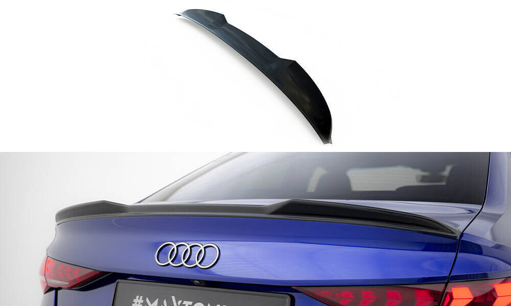 Heckspoiler 3D passend für Audi RS3 Limousine 8Y FL schwarz Hochglanz
