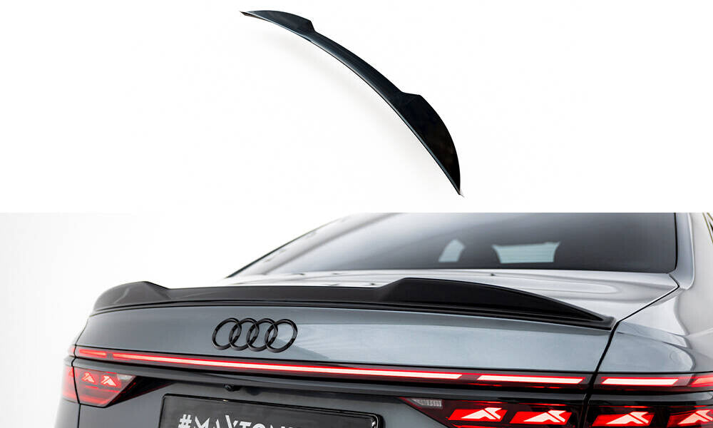 Heckspoiler 3D passend für Audi S8 / A8 S-Line D5 FL schwarz Hochglanz
