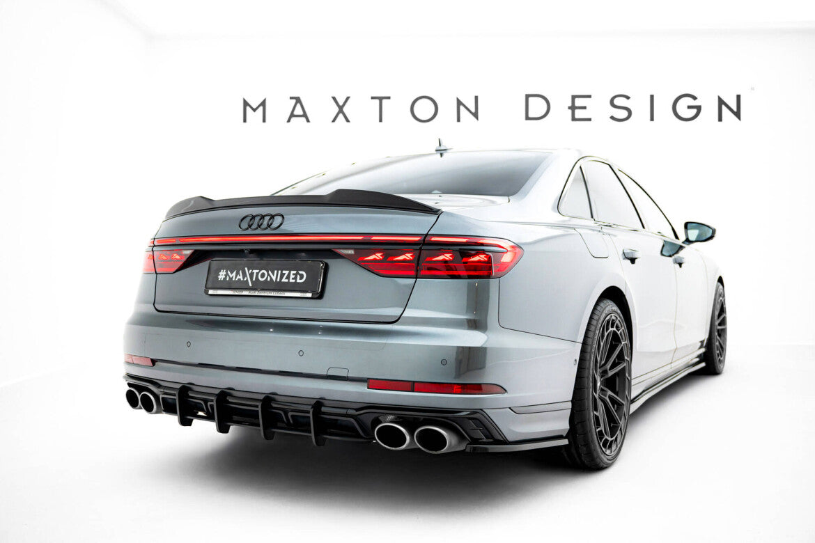 Heckspoiler 3D passend für Audi S8 / A8 S-Line D5 FL schwarz Hochglanz