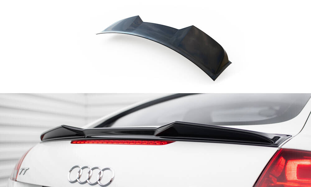 Heckspoiler 3D passend für Audi TT 8J schwarz Hochglanz