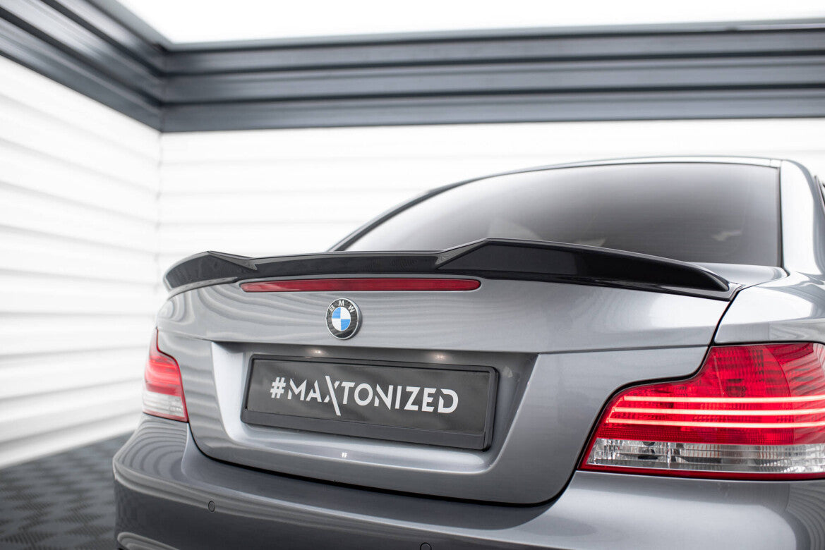 Heckspoiler 3D passend für BMW 1er M-Paket E82 schwarz Hochglanz