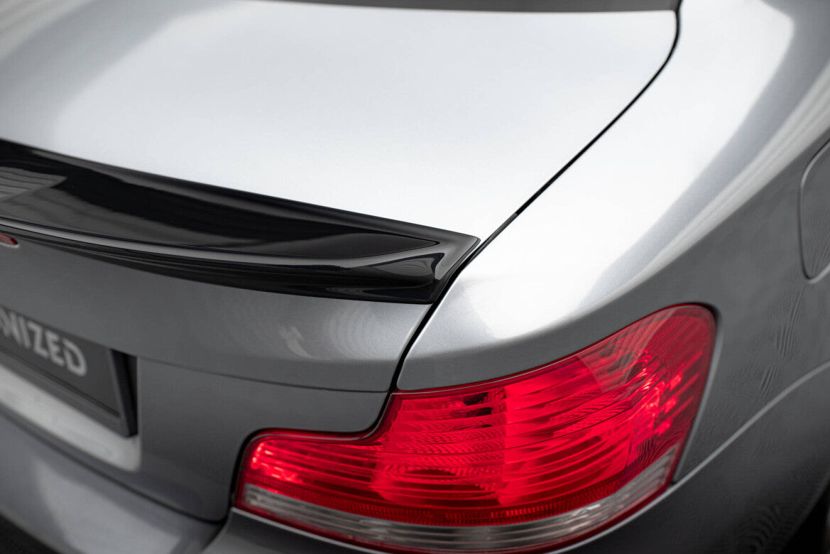 Heckspoiler 3D passend für BMW 1er M-Paket E82 schwarz Hochglanz