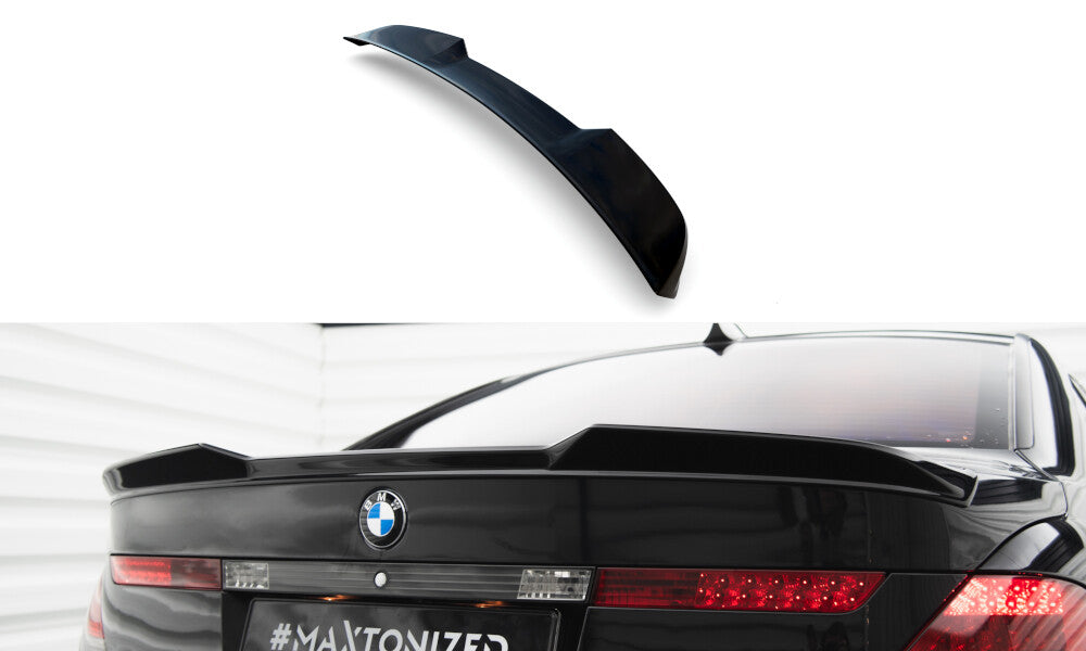 Heckspoiler 3D passend für BMW 7 E65 schwarz Hochglanz