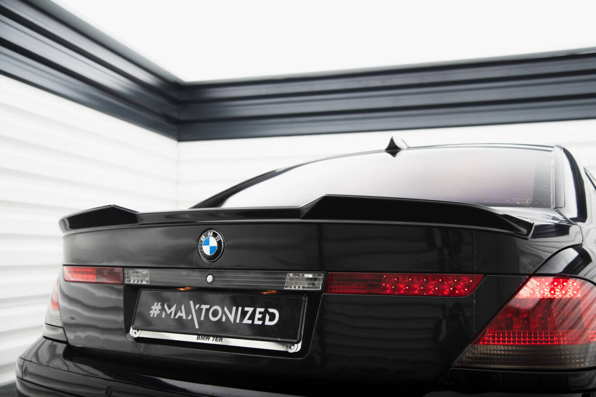 Heckspoiler 3D passend für BMW 7 E65 schwarz Hochglanz