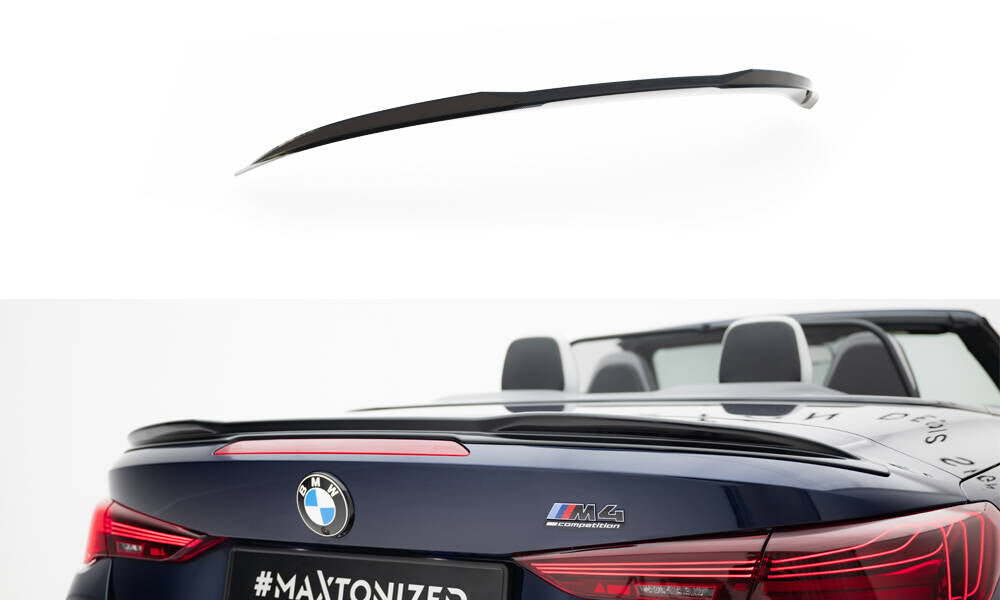 Heckspoiler 3D passend für BMW M4 Cabrio G83 / 4 Cabrio G23 schwarz Hochglanz