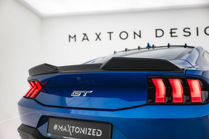 Heckspoiler 3D passend für Ford Mustang GT Mk7 schwarz Hochglanz