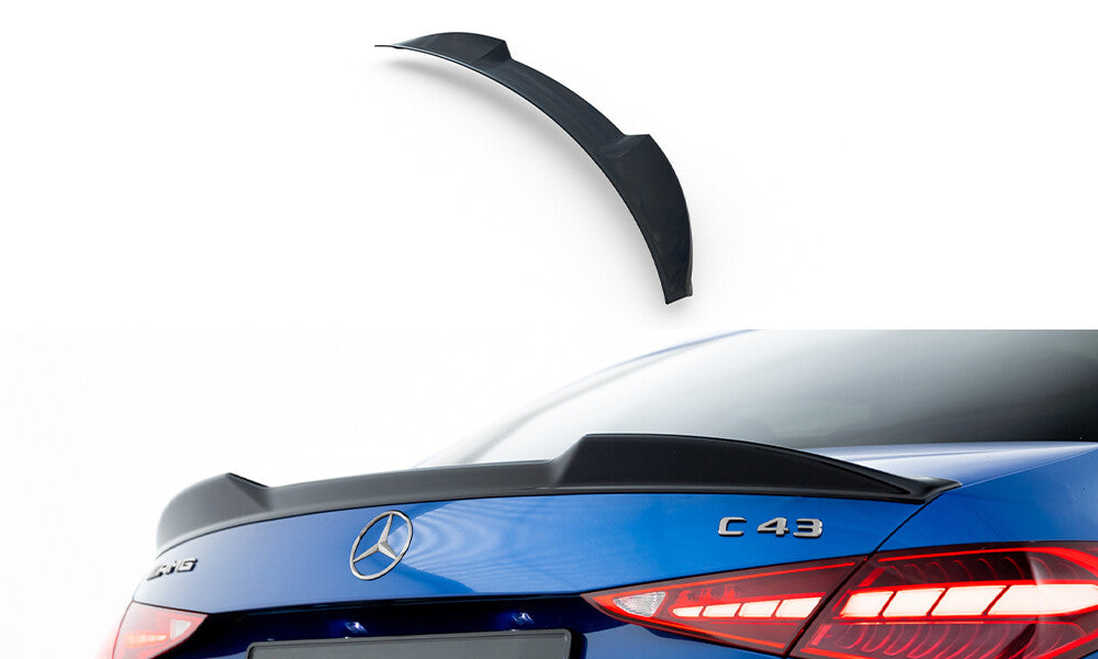Heckspoiler 3D passend für Mercedes-AMG C 43 / AMG-Line Limousine W206 schwarz Hochglanz