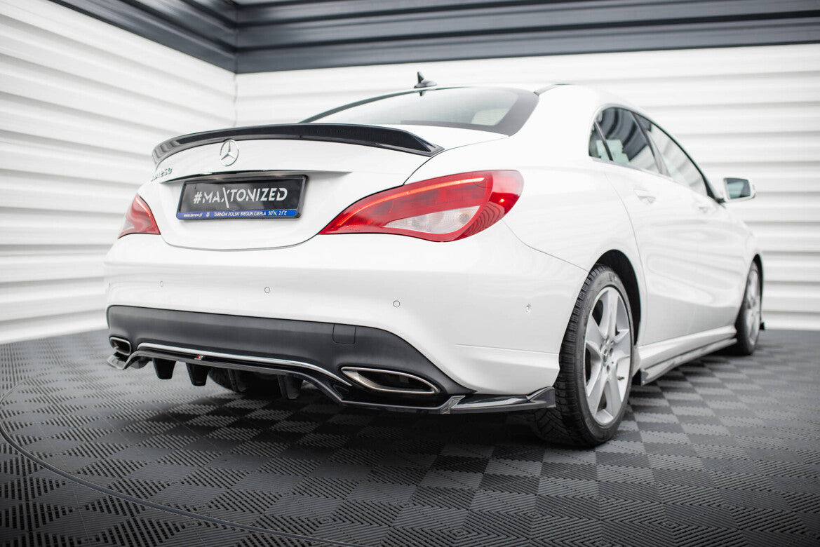 Heckspoiler 3D passend für Mercedes CLA C117 FL schwarz Hochglanz