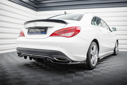 Heckspoiler 3D passend für Mercedes CLA C117 FL schwarz Hochglanz