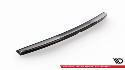 Heckspoiler 3D passend für Mercedes E Limousine AMG-Line W214 schwarz Hochglanz