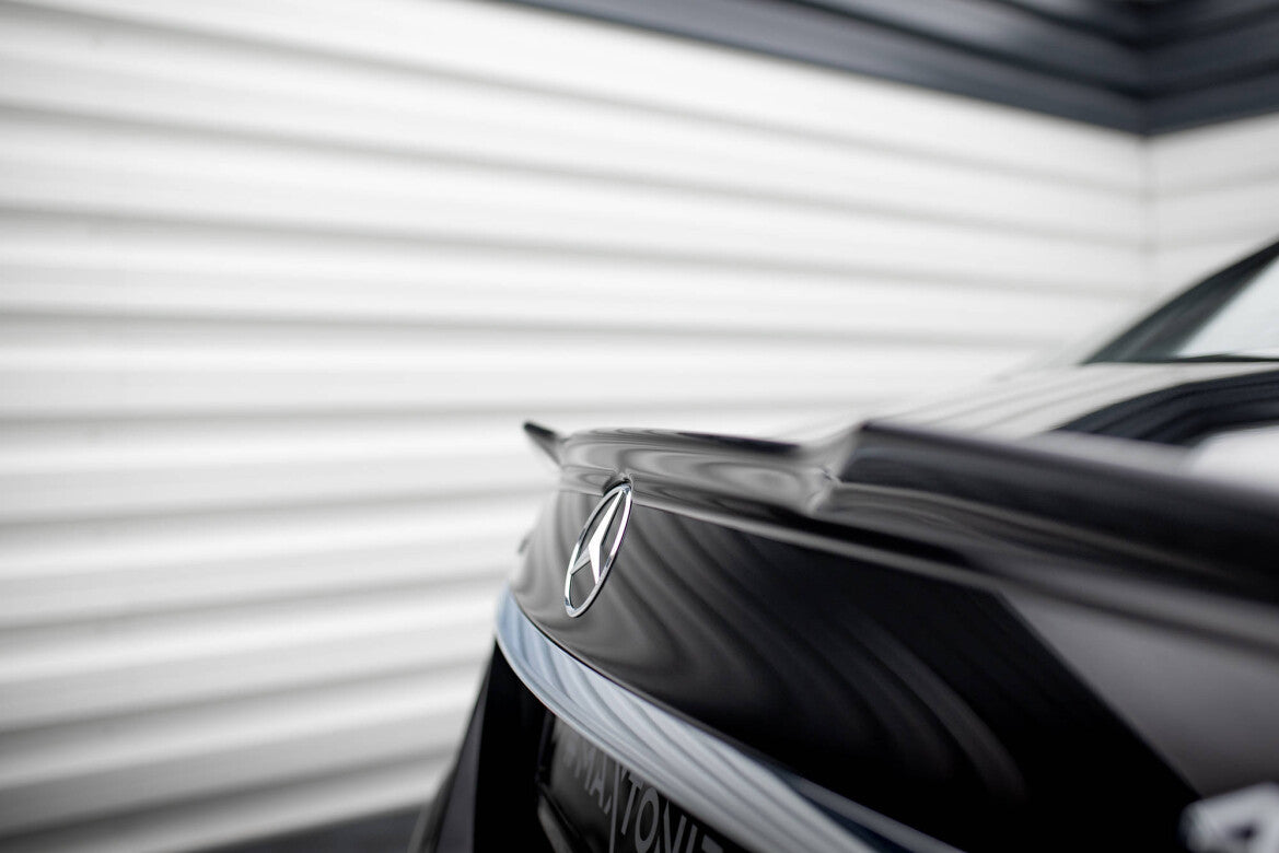 Heckspoiler 3D passend für Mercedes S W222 / W222 FL schwarz Hochglanz