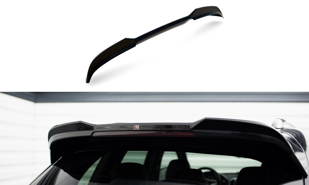 Heckspoiler 3D passend für Porsche Cayenne Mk2 FL schwarz Hochglanz