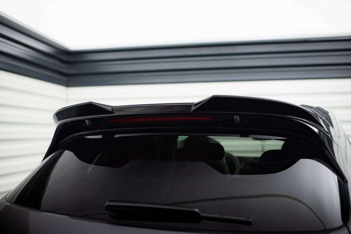 Heckspoiler 3D passend für Porsche Cayenne SUV Mk3 FL schwarz Hochglanz