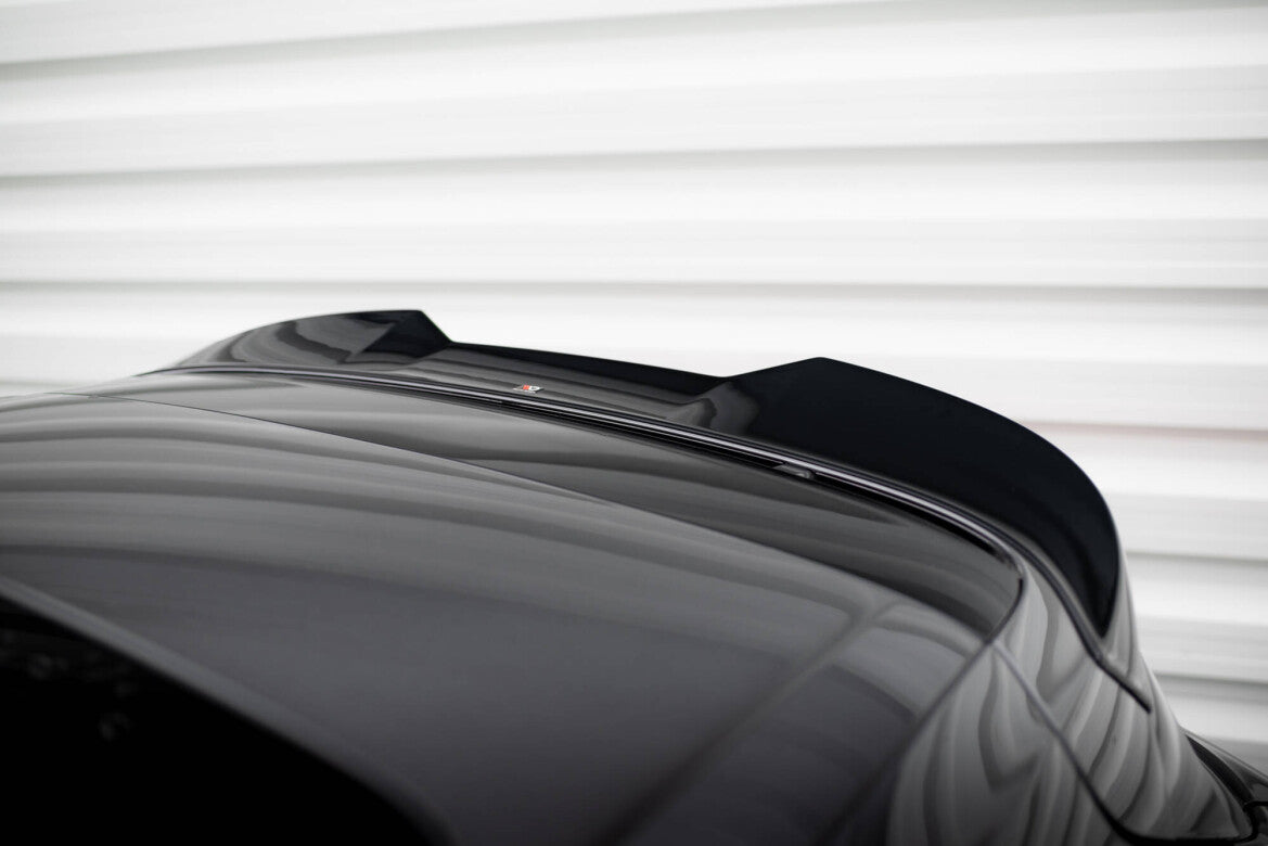 Heckspoiler 3D passend für Porsche Cayenne SUV Mk3 FL schwarz Hochglanz