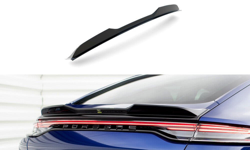 Heckspoiler 3D passend für Porsche Panamera E-Hybrid 971 FL schwarz Hochglanz