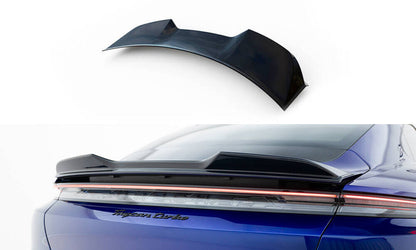 Heckspoiler 3D passend für Porsche Taycan Turbo S Mk1 schwarz Hochglanz