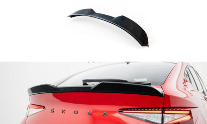 Heckspoiler 3D passend für Skoda Enyaq Coupe iV RS schwarz Hochglanz