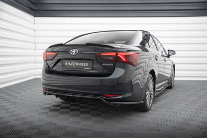 Heckspoiler 3D passend für Toyota Avensis Limousine Mk3 FL schwarz Hochglanz