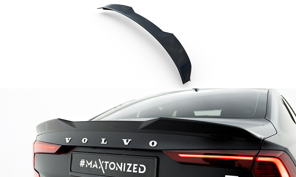 Heckspoiler 3D passend für Volvo S60 R-Design Mk3 schwarz Hochglanz