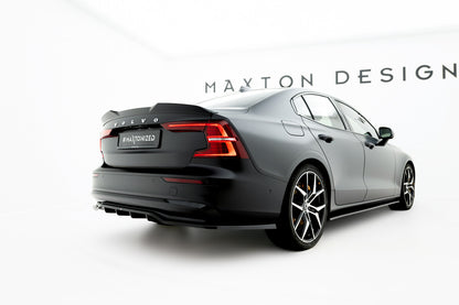 Heckspoiler 3D passend für Volvo S60 R-Design Mk3 schwarz Hochglanz