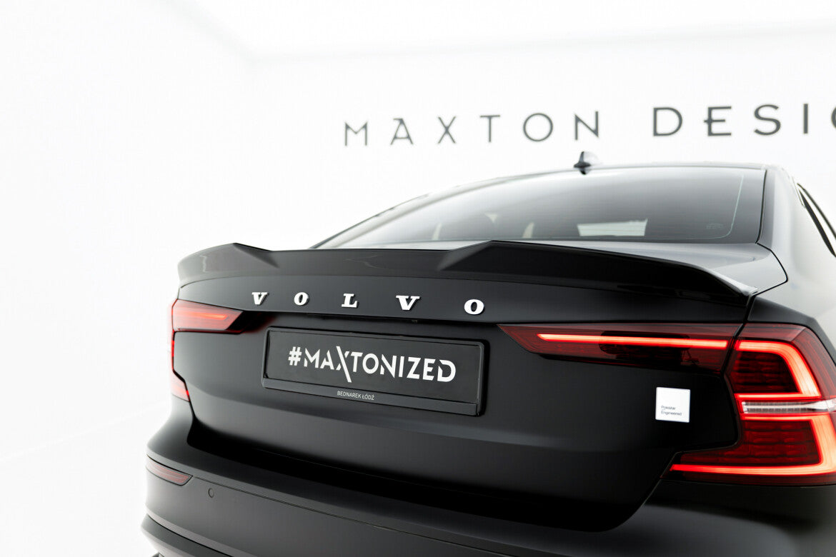 Heckspoiler 3D passend für Volvo S60 R-Design Mk3 schwarz Hochglanz