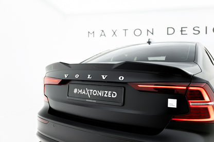 Heckspoiler 3D passend für Volvo S60 R-Design Mk3 schwarz Hochglanz