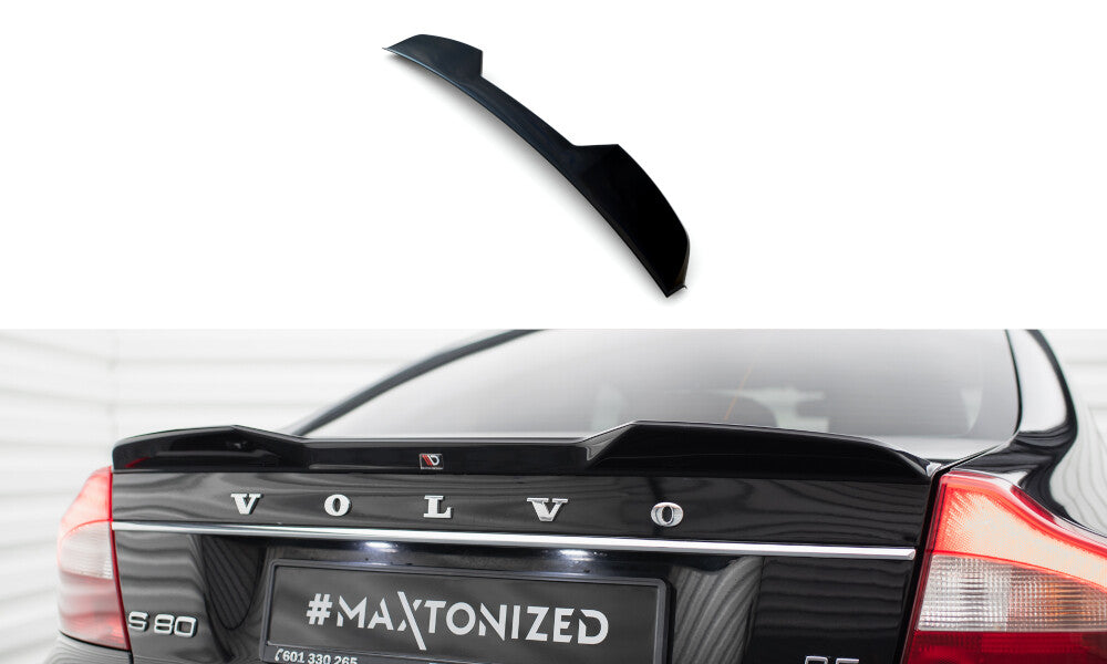 Heckspoiler 3D passend für Volvo S80 Mk2 schwarz Hochglanz