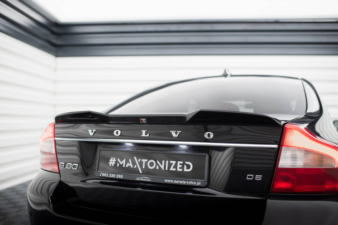Heckspoiler 3D passend für Volvo S80 Mk2 schwarz Hochglanz