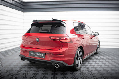 Heckspoiler 3D passend für VW Golf GTI / GTE / GTD / R-Line / R Mk8 schwarz Hochglanz