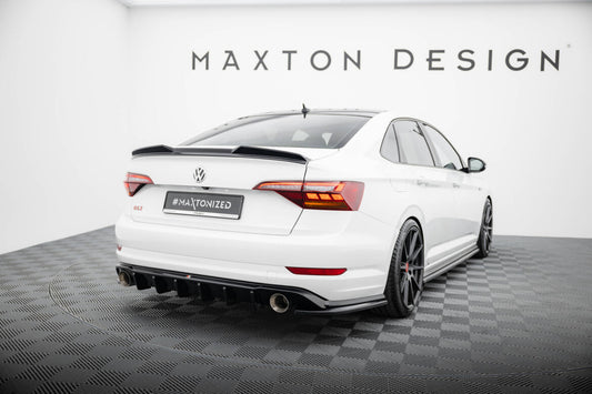 Heckspoiler 3D passend für VW Jetta GLI Mk7 schwarz Hochglanz