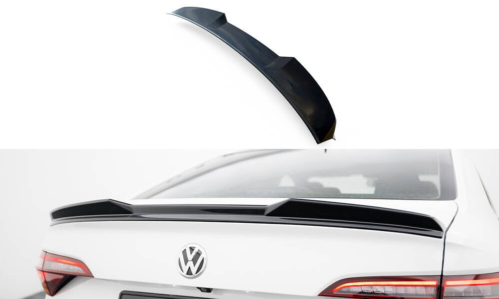 Heckspoiler 3D passend für VW Jetta GLI Mk7 schwarz Hochglanz