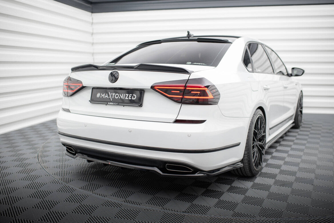 Heckspoiler 3D passend für VW Passat GT B8 FL USA schwarz Hochglanz