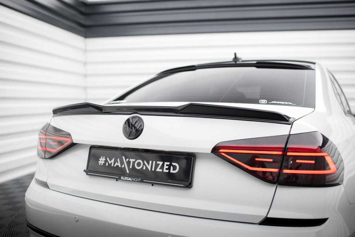 Heckspoiler 3D passend für VW Passat GT B8 FL USA schwarz Hochglanz