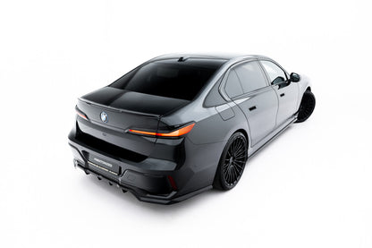 Heckspoiler 3D V.2 passend für BMW 7 M-Paket / M760e / i7 M-Paket G70 schwarz Hochglanz