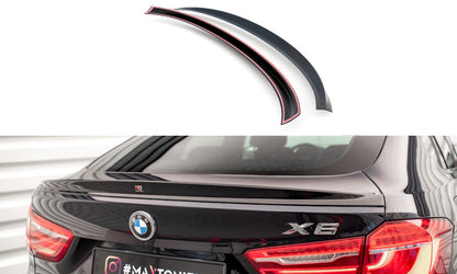 Heckspoiler 3D V.2 passend für BMW X6 F16 M-Paket / X6 M F86 schwarz Hochglanz