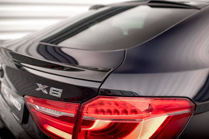 Heckspoiler 3D V.2 passend für BMW X6 F16 M-Paket / X6 M F86 schwarz Hochglanz